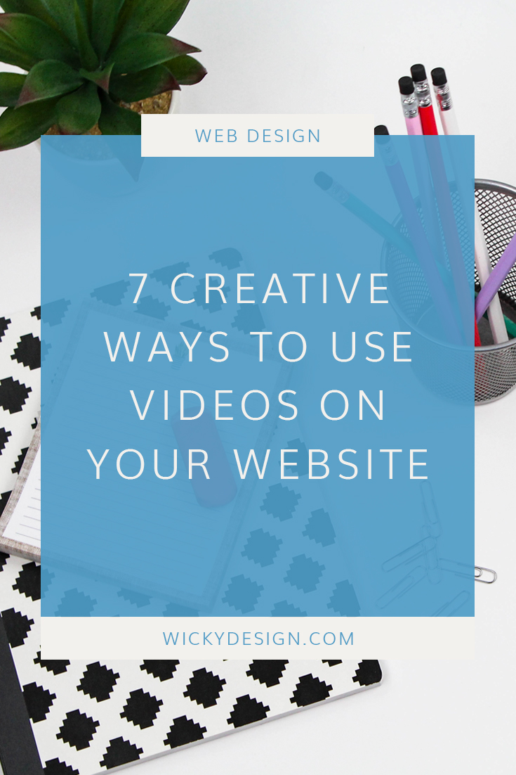 7 ways to creatively use videos on your website
