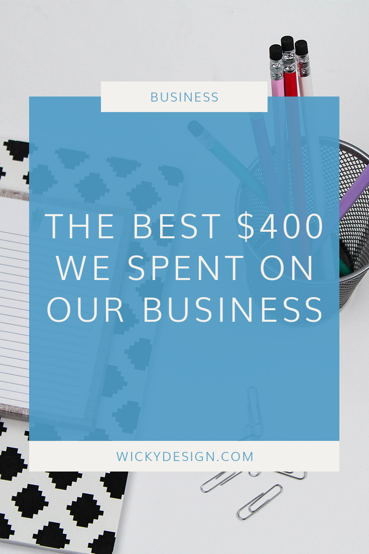 The best $400 we spent on our business