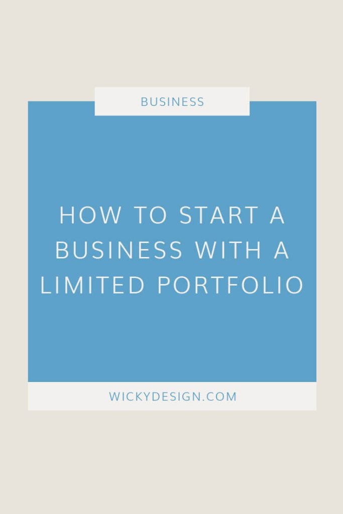 How to start a business with a limited portfolio