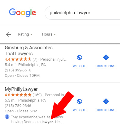 Philadelphia Lawyer Search Results