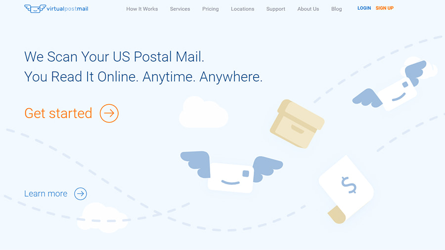 Virtual Post Mail Website