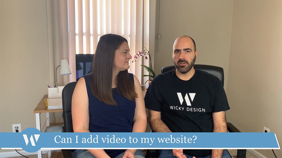 Can I add video to my website?