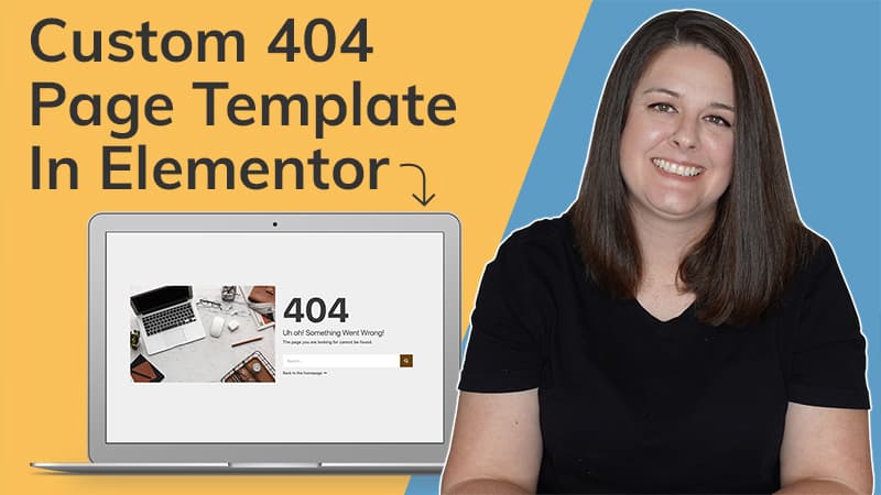 404 template Elementor tutorial