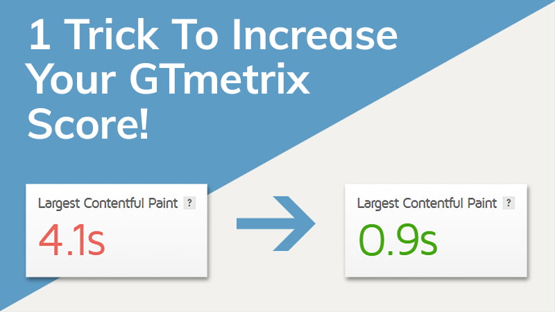 1 Trick To Increase Your GTmetrix Score!