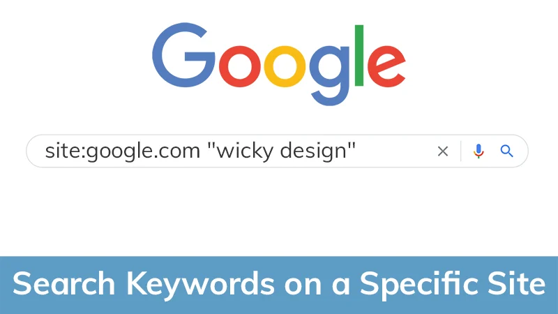 Search Website For Keywords In Google