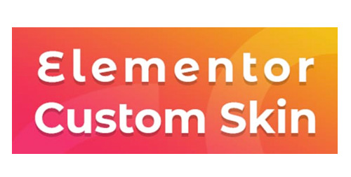 Elementor Custom Skin