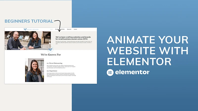 Elementor Animation Tutorial