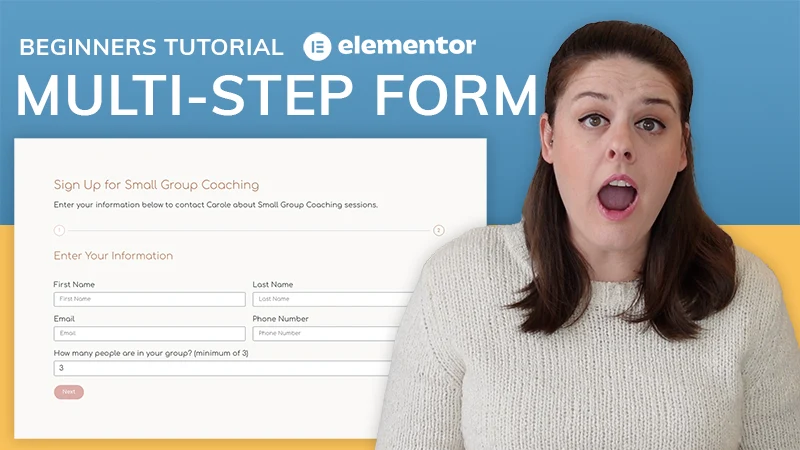Create a Multi-Step Form with Elementor Pro