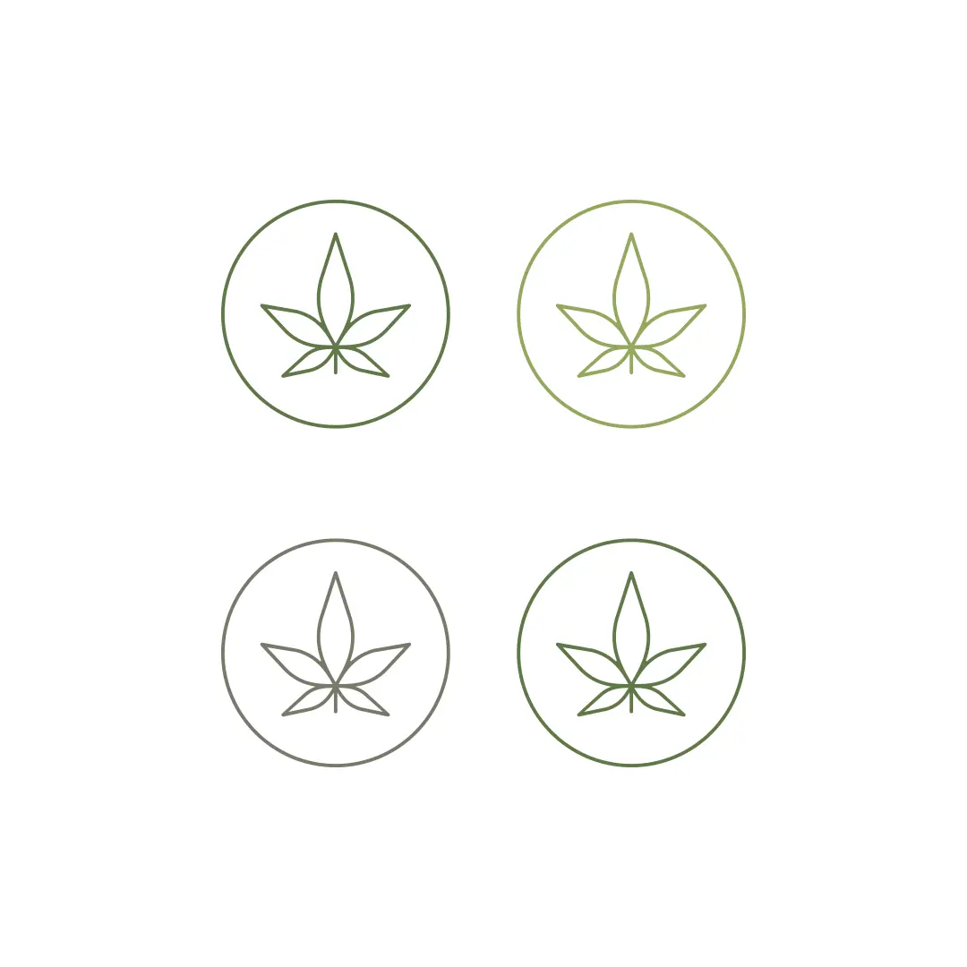 custom branding for Evergreen Wellness Cannabis company by Wicky Design Philadelphia