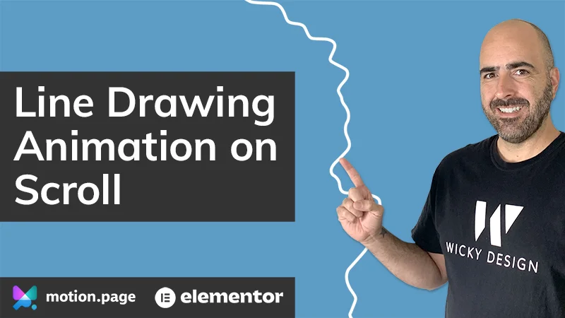 Line Drawing Animation on Scroll