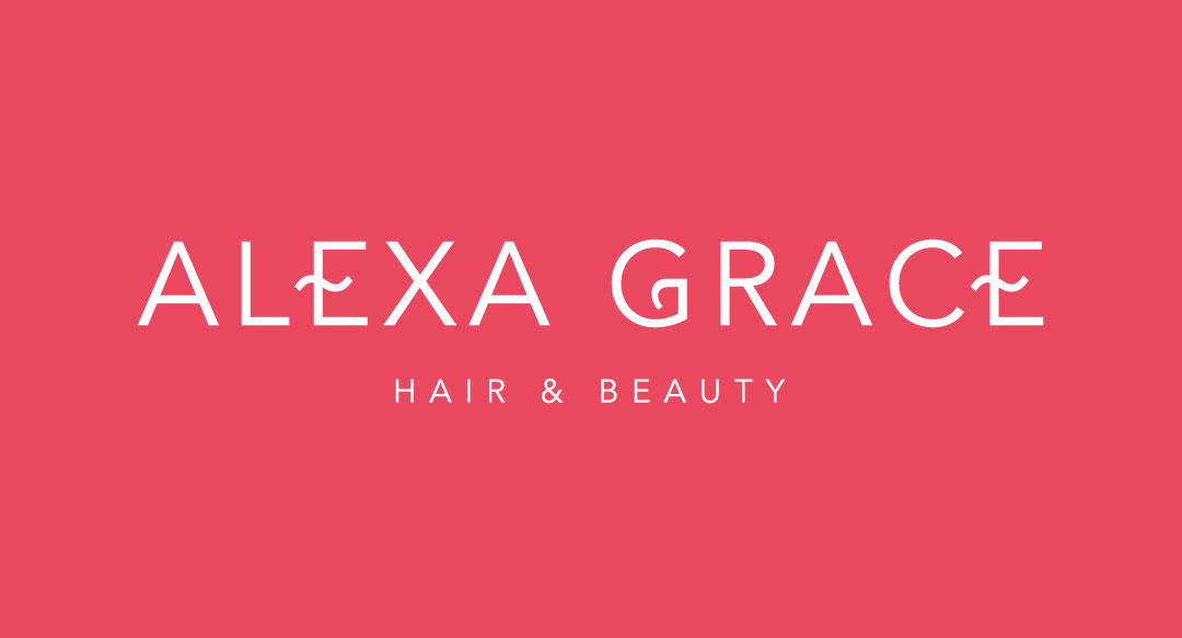 Alexa Grace Hair Salon Branding by Wicky Design