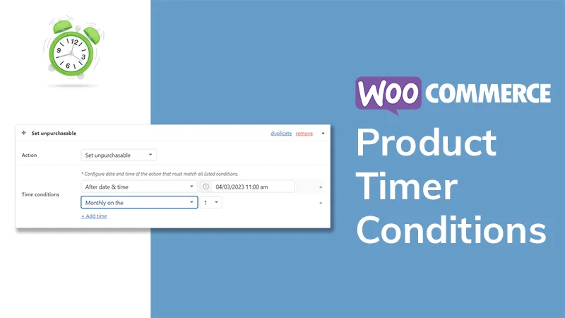 Product Timer for WooCommerce