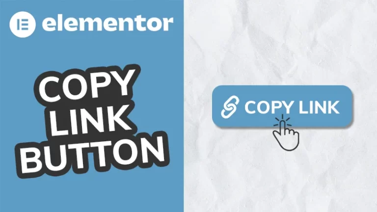 "Copy Link" Button Elementor Tutorial