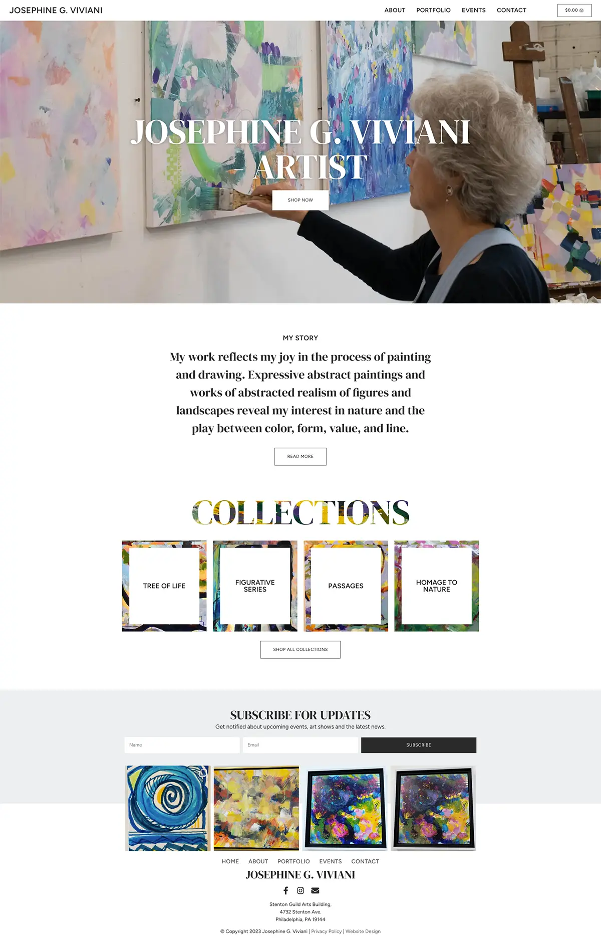 Jo Viviani custom woocommerce website by Wicky Design