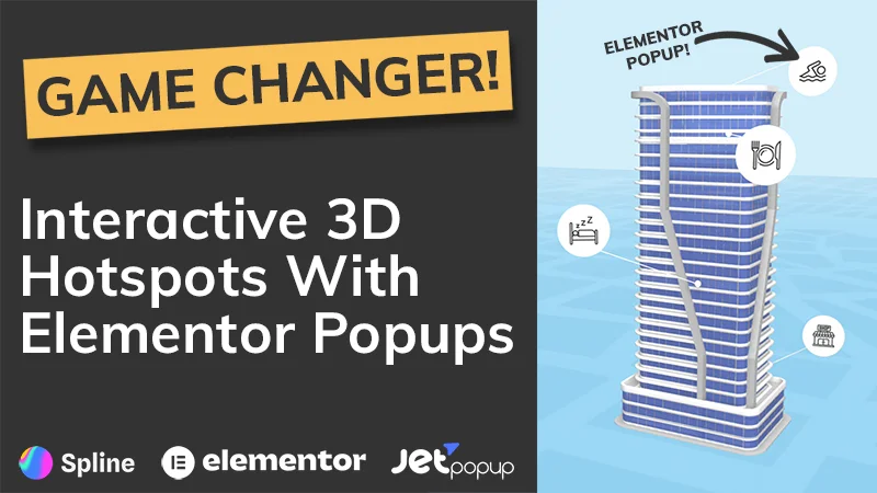 Interactive 3D Hotspots With Elementor Popups