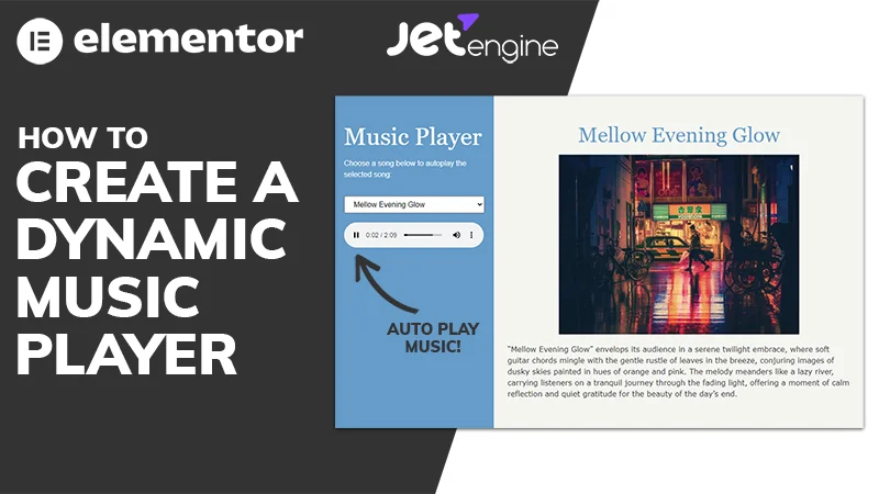 Dynamic Music Player Tutorial (Elementor Pro & JetEngine)