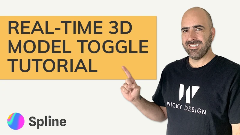 Spline API: Real-Time 3D Model Toggle Tutorial
