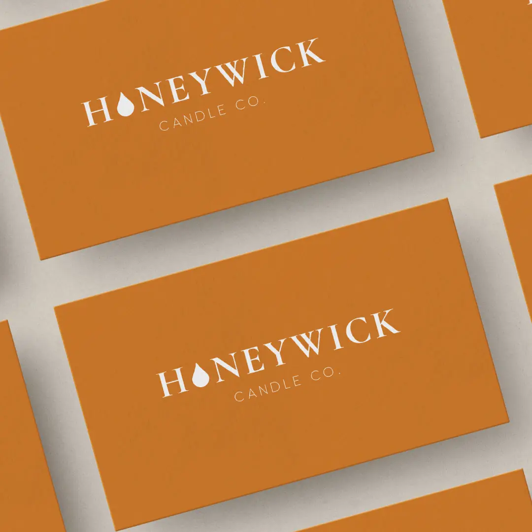 honeywick business card design