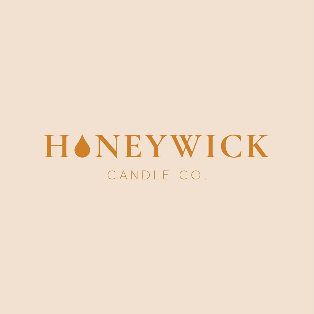 Honeywick Candle Co. main logo design