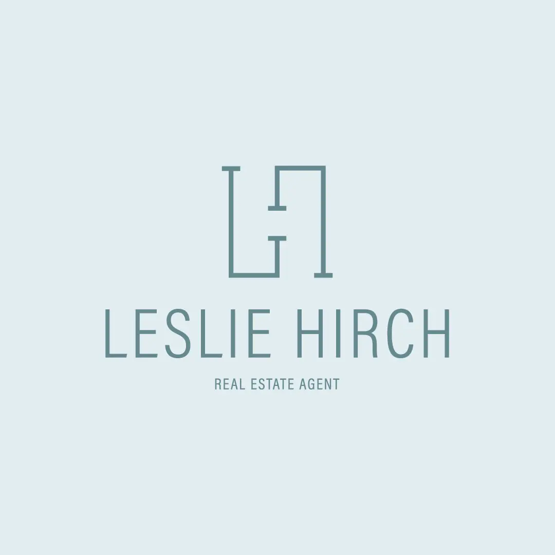 full logo Leslie Hirch real estate by Wicky Design in New Jersey