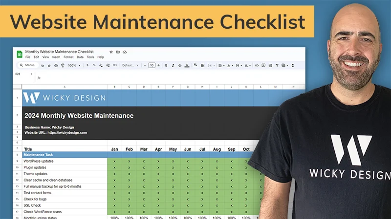 Monthly Website Maintenance Checklist [Full Walkthrough]