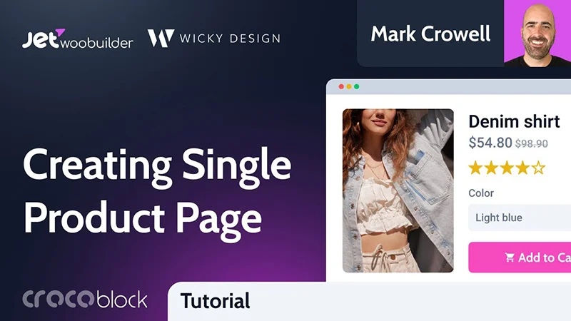 How to Create a Single Product Page Template (JetWooBuilder)