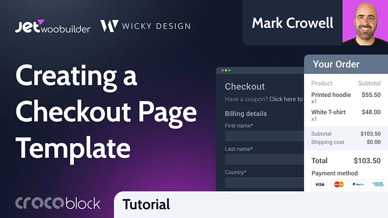 Creating a Checkout Page Template (JetWooBuilder)