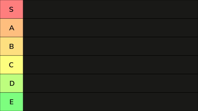 Tiermaker Template