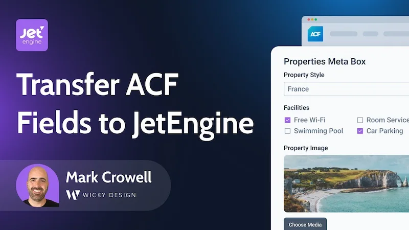 Transfer ACF Fields to JetEngine