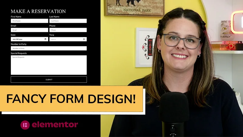 Elementor Pro's Form Widget - Design Fancy Forms!