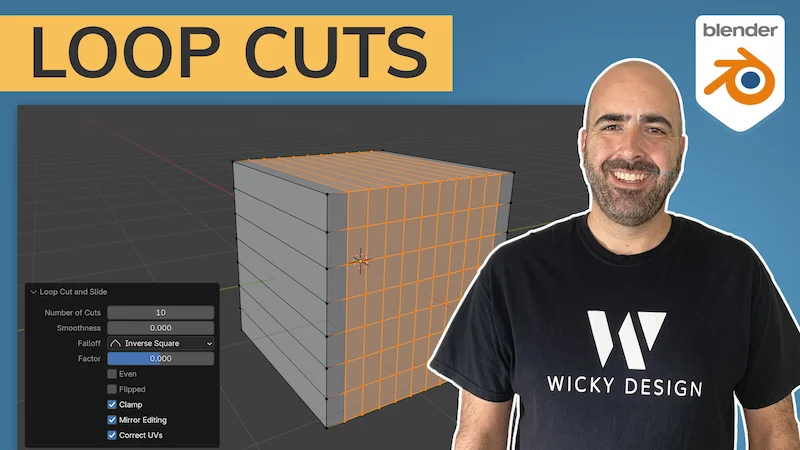 Loop Cut - Blender Beginner Tutorial