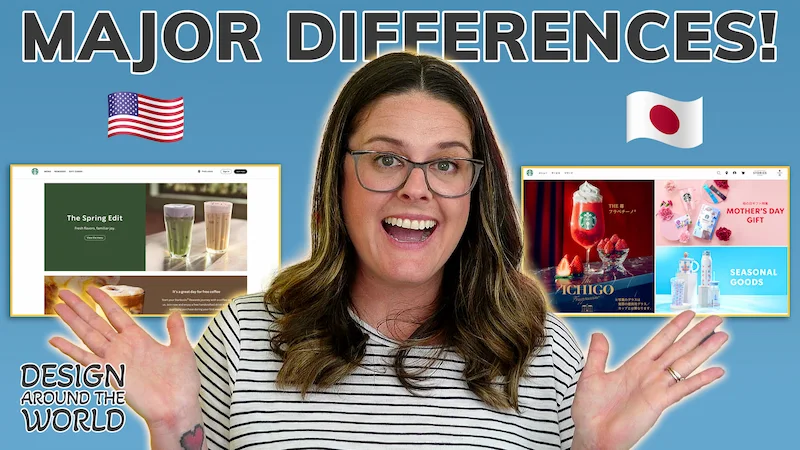 Website Design - USA vs. Japan | Design Around the World