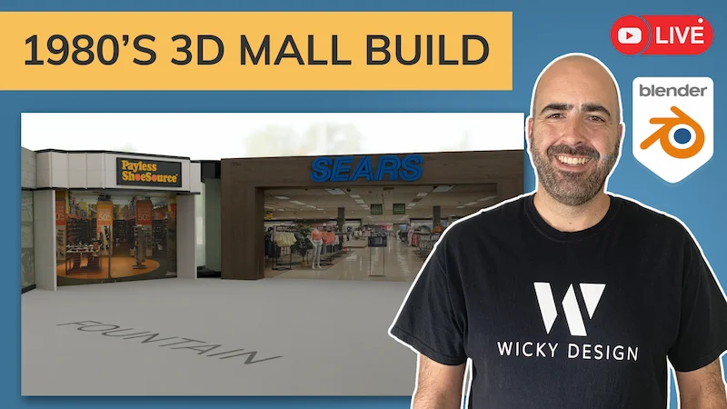 Watch Me Live: Recreating a 1980s Mall in 3D